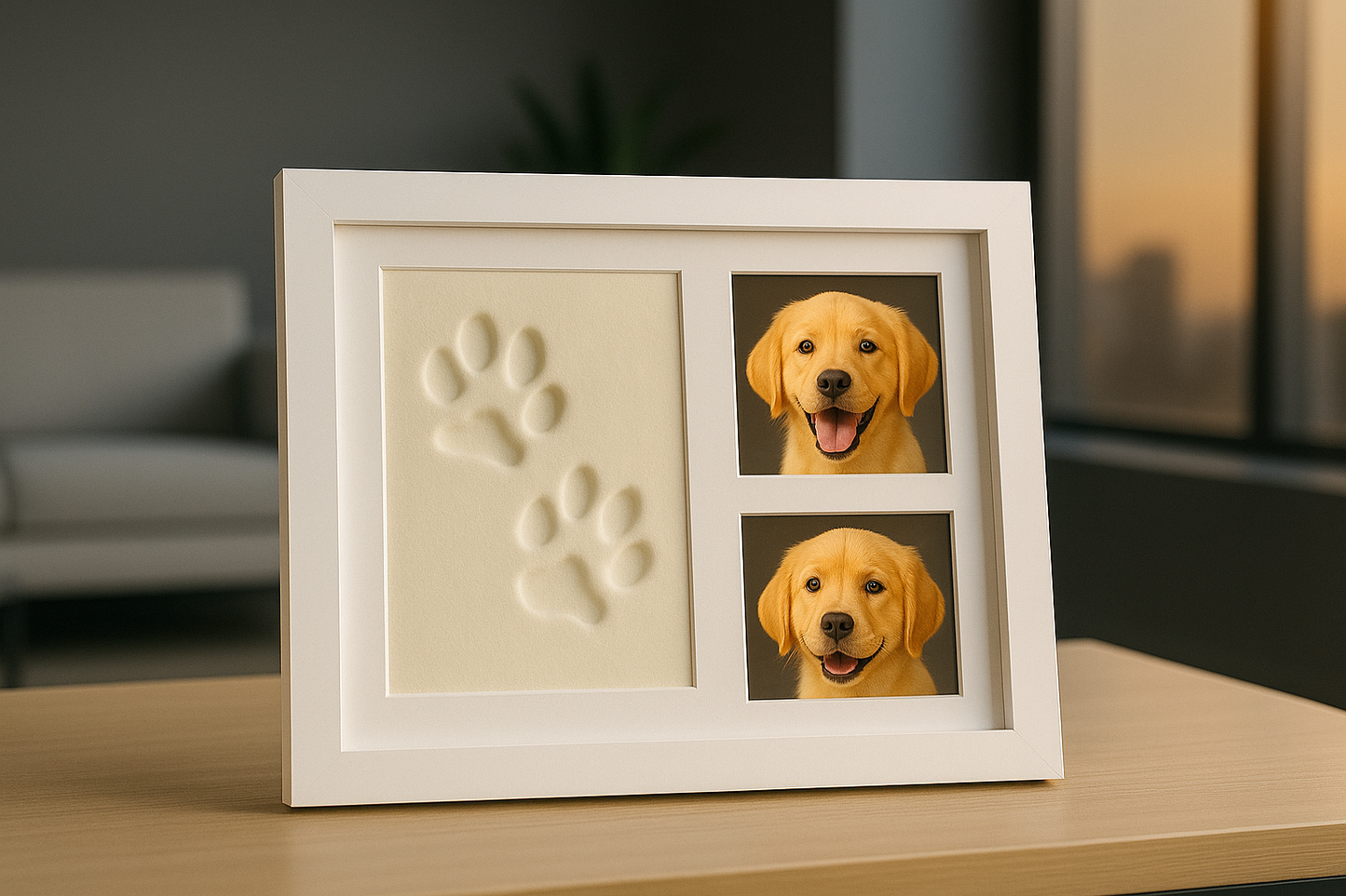 Pfoten- & Handabdrücke im Bilderrahmen DIY